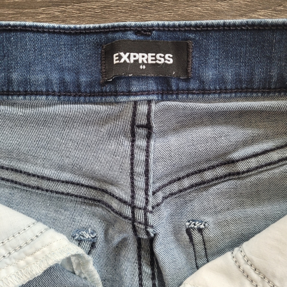 Express High Rise Skinny Jeans - Picture 3 of 4